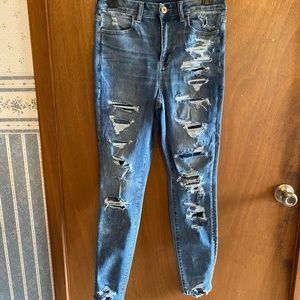 AE curvy high-rise jeggings